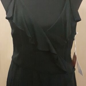 Black spaghetti strap sleeve summer dress